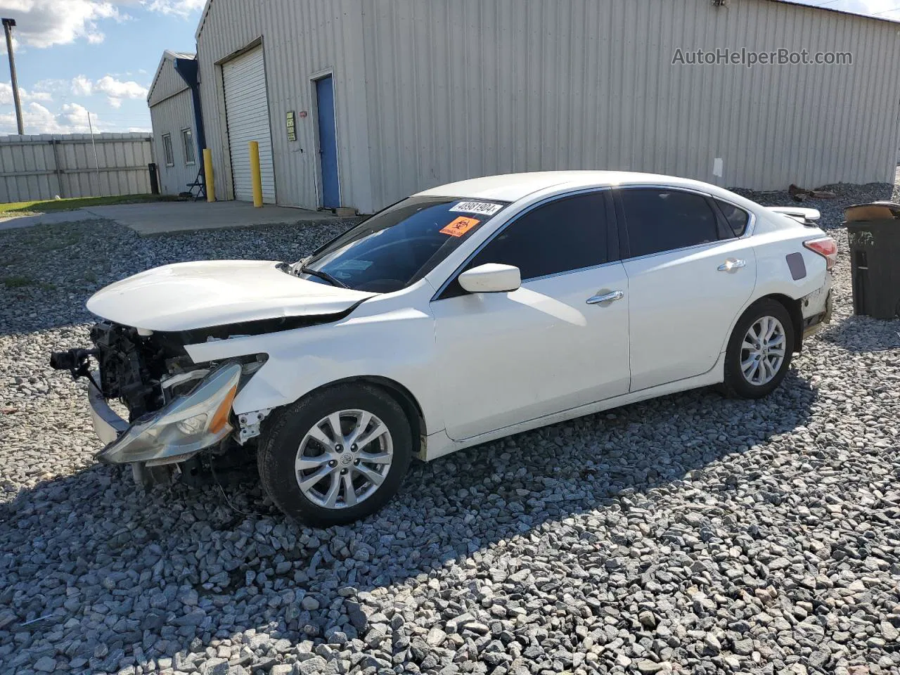 2014 Nissan Altima 2.5 White vin: 1N4AL3AP7EC199648