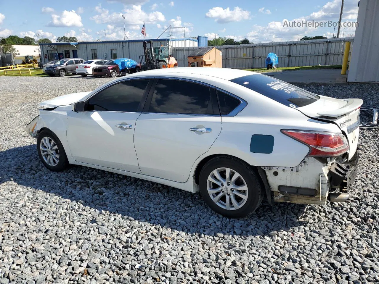 2014 Nissan Altima 2.5 White vin: 1N4AL3AP7EC199648