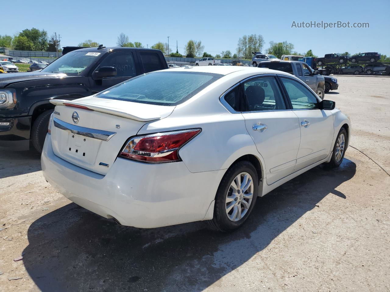 2014 Nissan Altima 2.5 White vin: 1N4AL3AP7EC410508