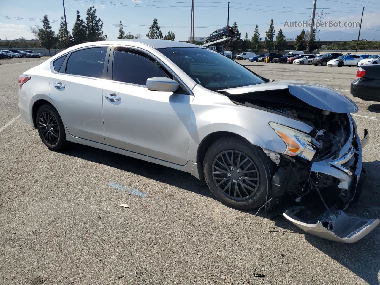 2014 Nissan Altima 2.5 Silver vin: 1N4AL3AP7EN211043