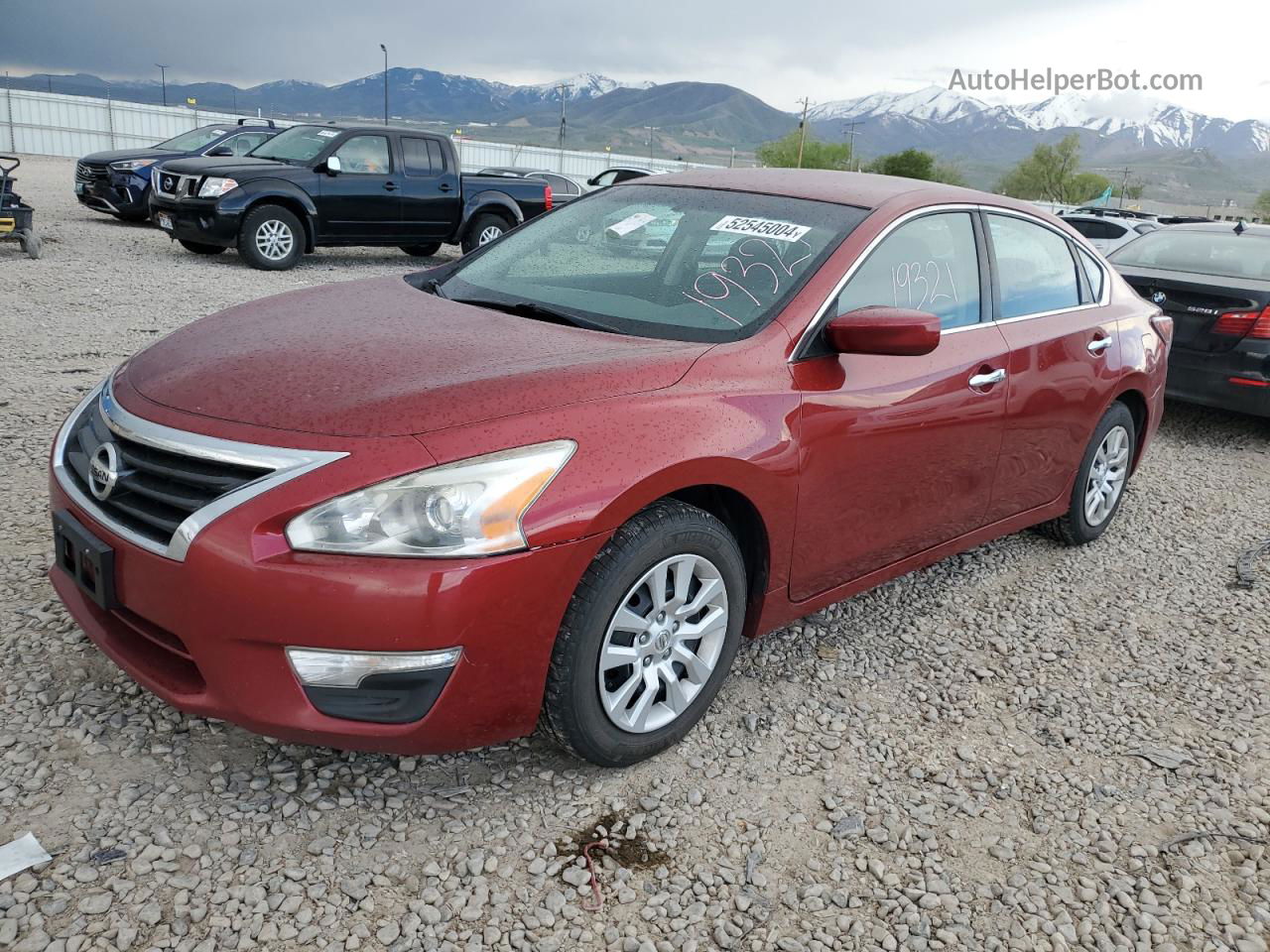 2014 Nissan Altima 2.5 Red vin: 1N4AL3AP7EN334941