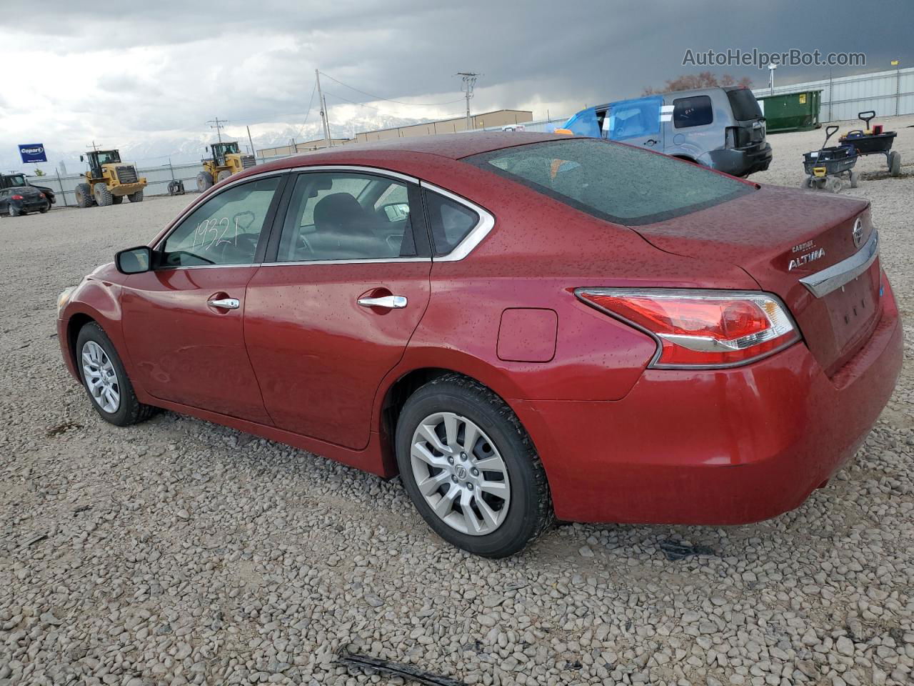 2014 Nissan Altima 2.5 Red vin: 1N4AL3AP7EN334941