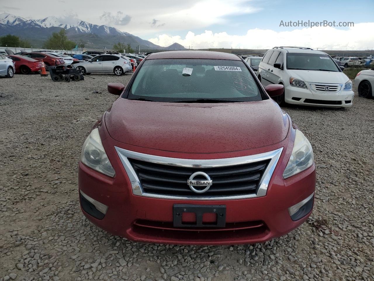 2014 Nissan Altima 2.5 Red vin: 1N4AL3AP7EN334941