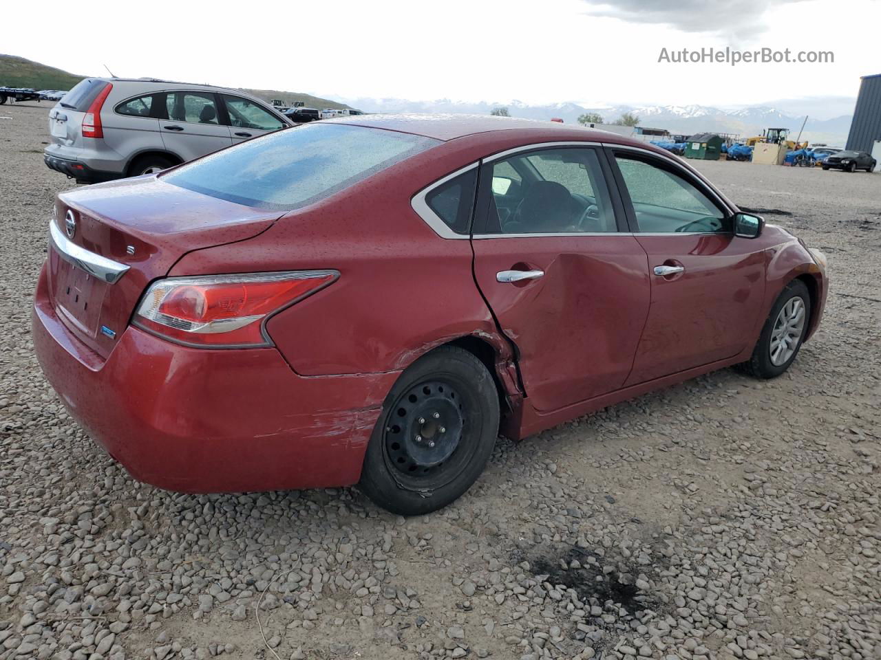 2014 Nissan Altima 2.5 Red vin: 1N4AL3AP7EN334941