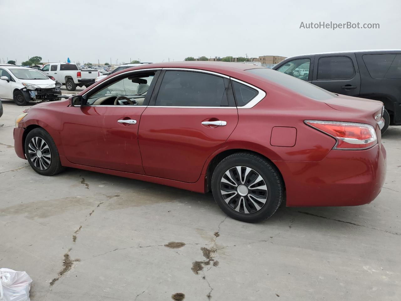 2014 Nissan Altima 2.5 Burgundy vin: 1N4AL3AP7EN335281