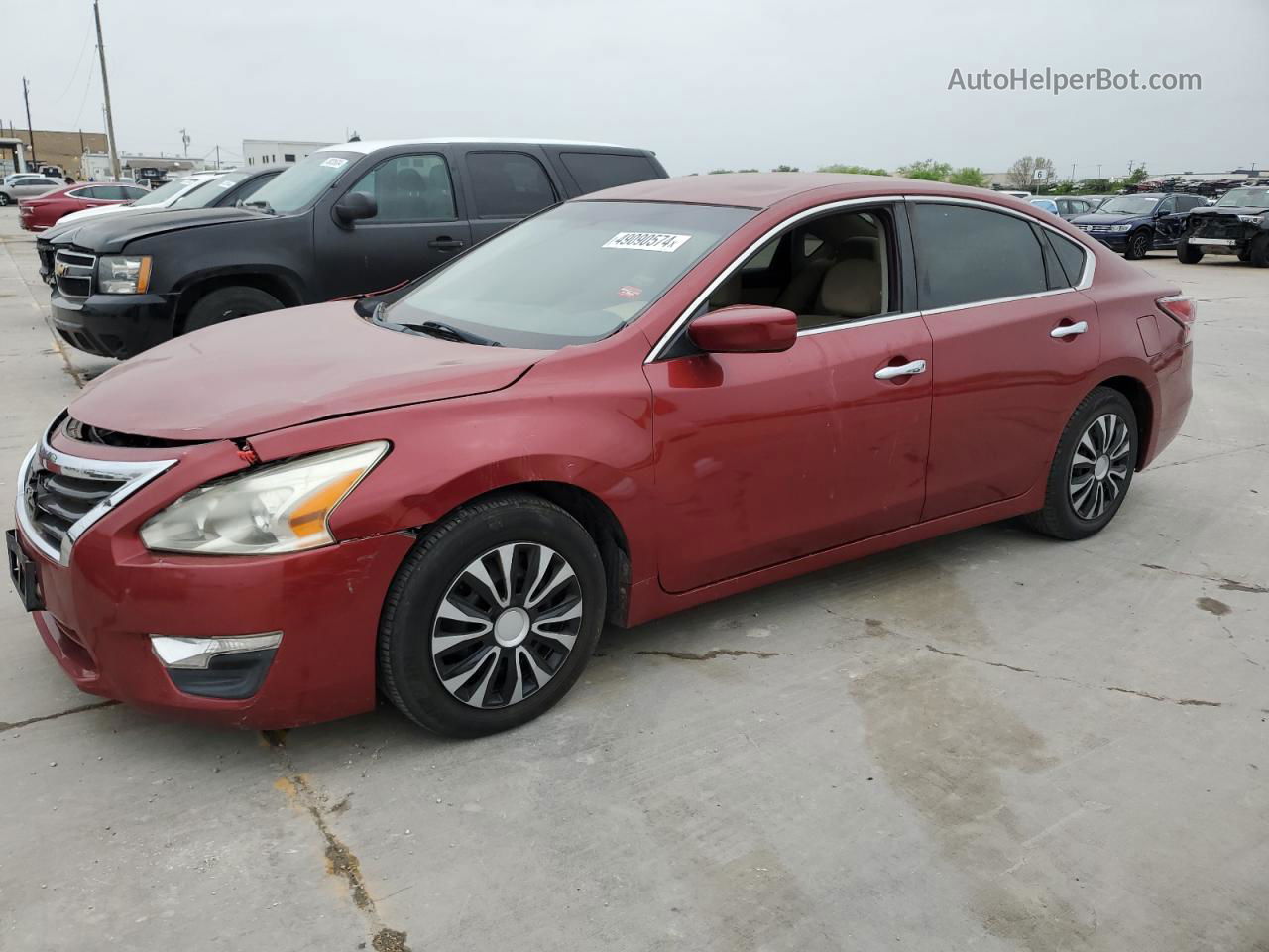 2014 Nissan Altima 2.5 Burgundy vin: 1N4AL3AP7EN335281