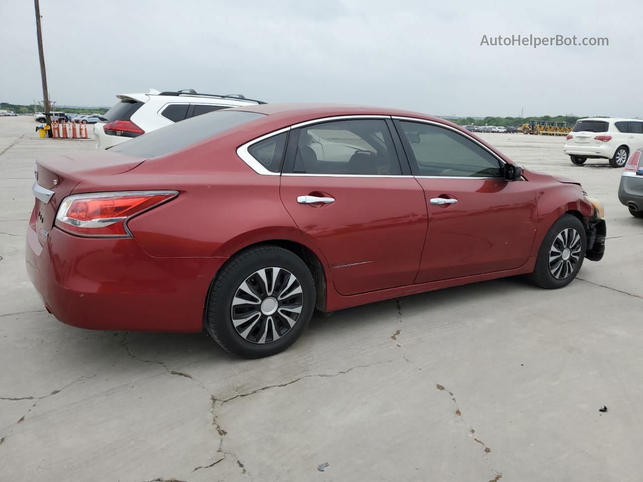 2014 Nissan Altima 2.5 Burgundy vin: 1N4AL3AP7EN335281