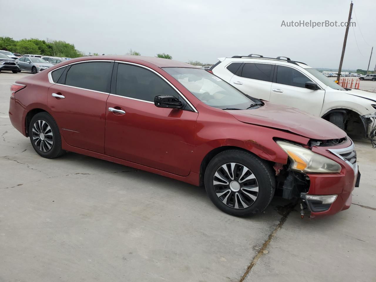 2014 Nissan Altima 2.5 Burgundy vin: 1N4AL3AP7EN335281