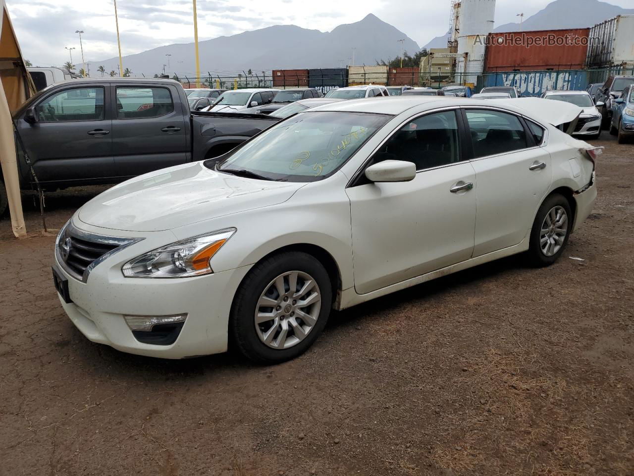 2014 Nissan Altima 2.5 White vin: 1N4AL3AP7EN381872