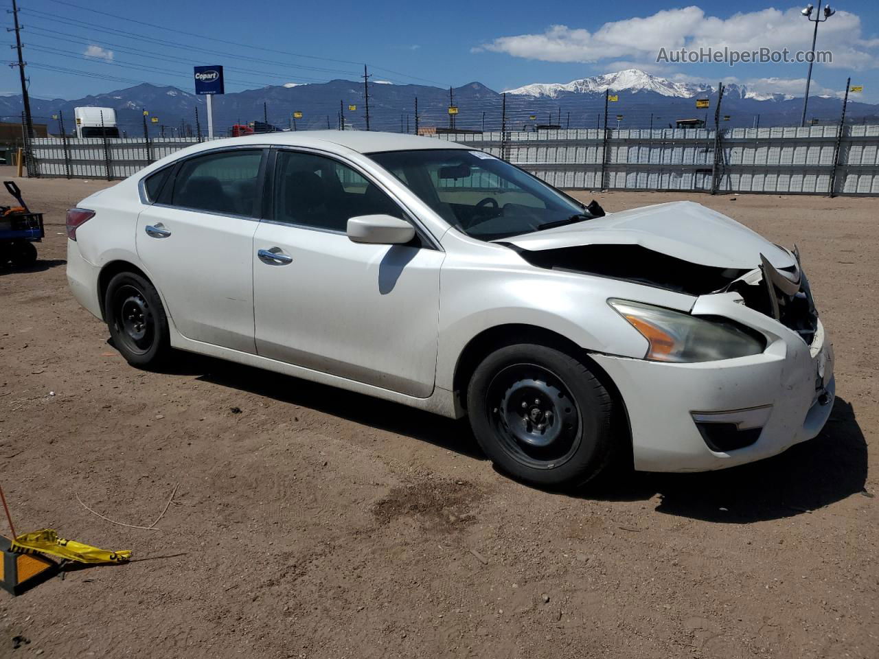 2015 Nissan Altima 2.5 White vin: 1N4AL3AP7FC166912