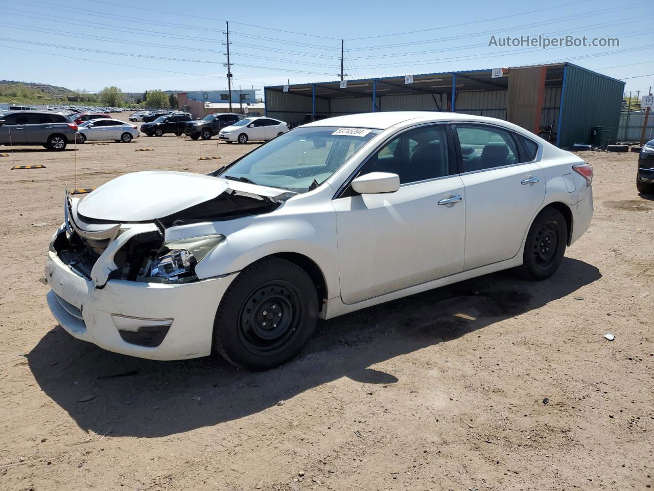 2015 Nissan Altima 2.5 White vin: 1N4AL3AP7FC166912