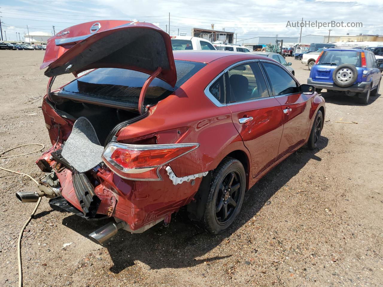 2015 Nissan Altima 2.5 Red vin: 1N4AL3AP7FC167851