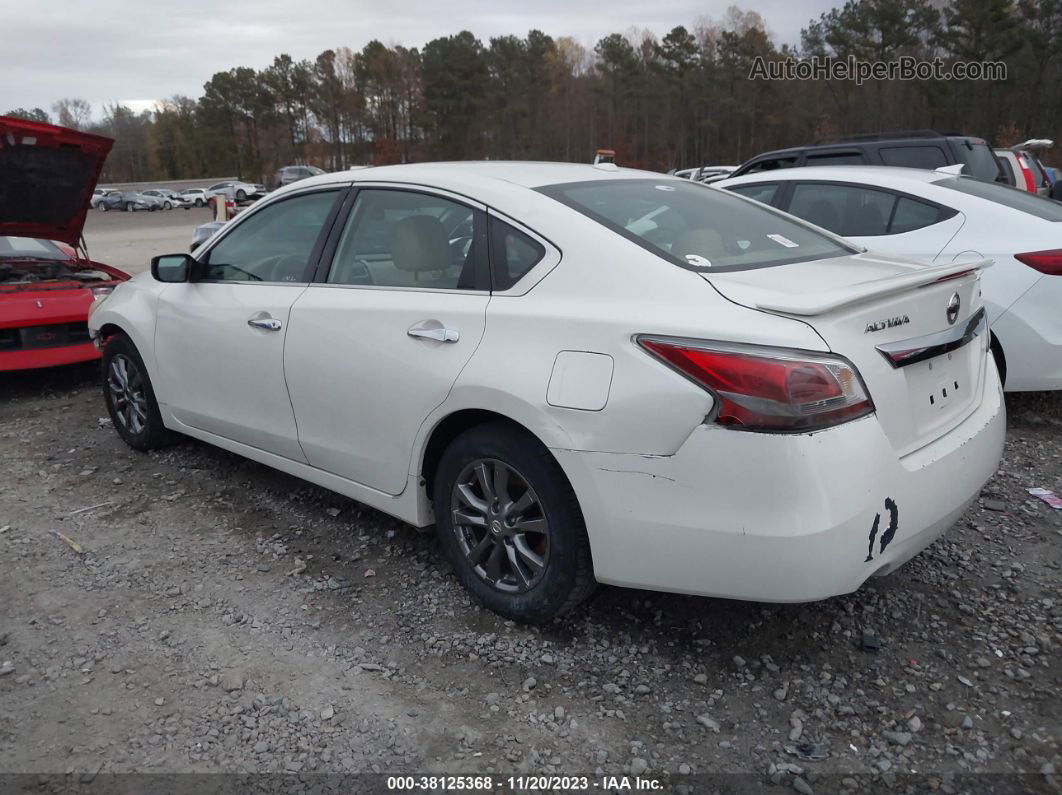 2015 Nissan Altima 2.5 S White vin: 1N4AL3AP7FC196380