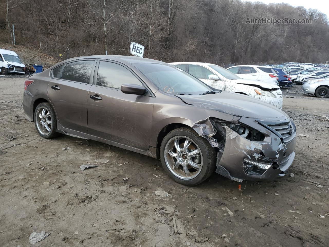 2015 Nissan Altima 2.5 Brown vin: 1N4AL3AP7FC196685