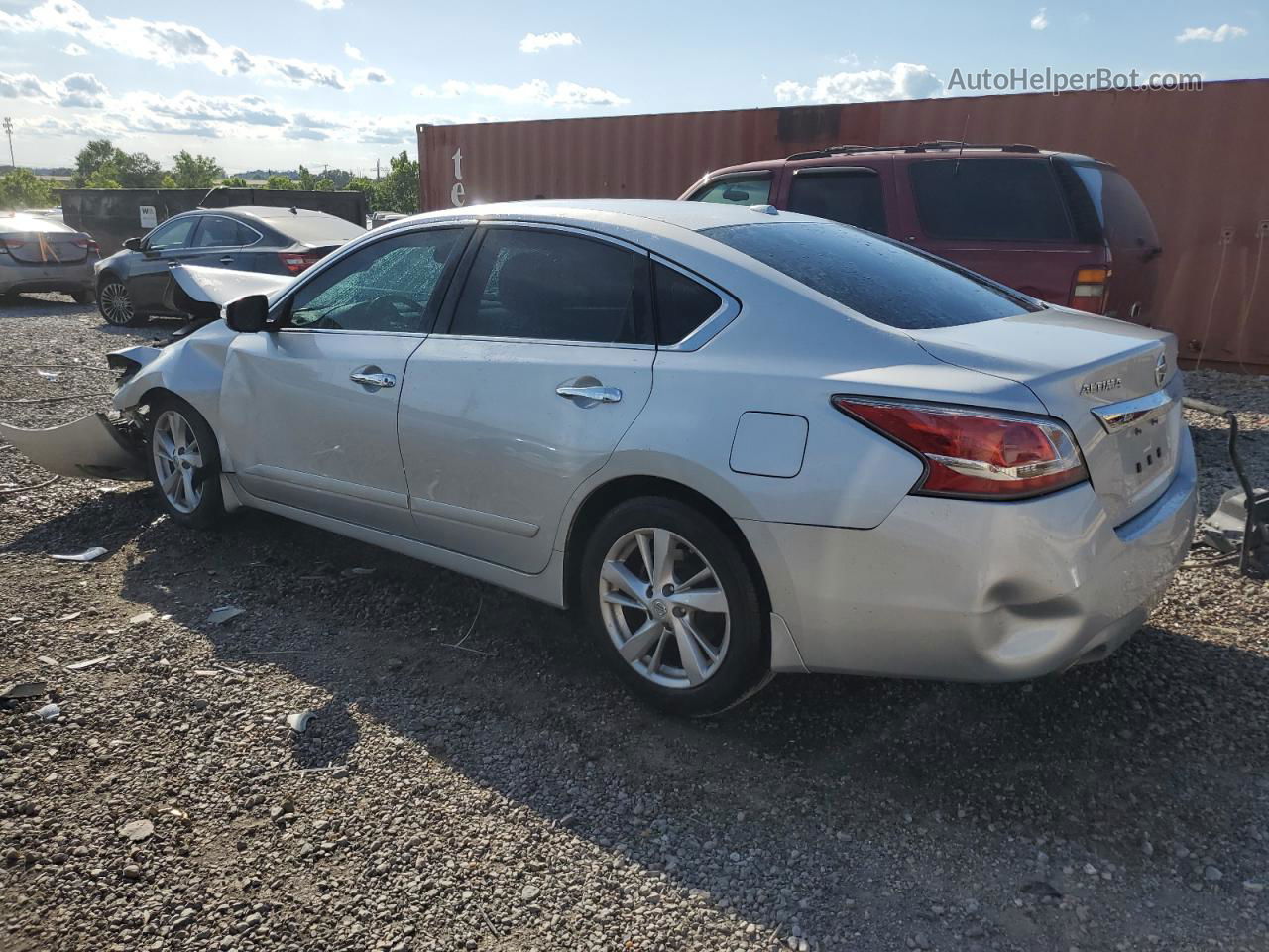 2015 Nissan Altima 2.5 Silver vin: 1N4AL3AP7FC226641