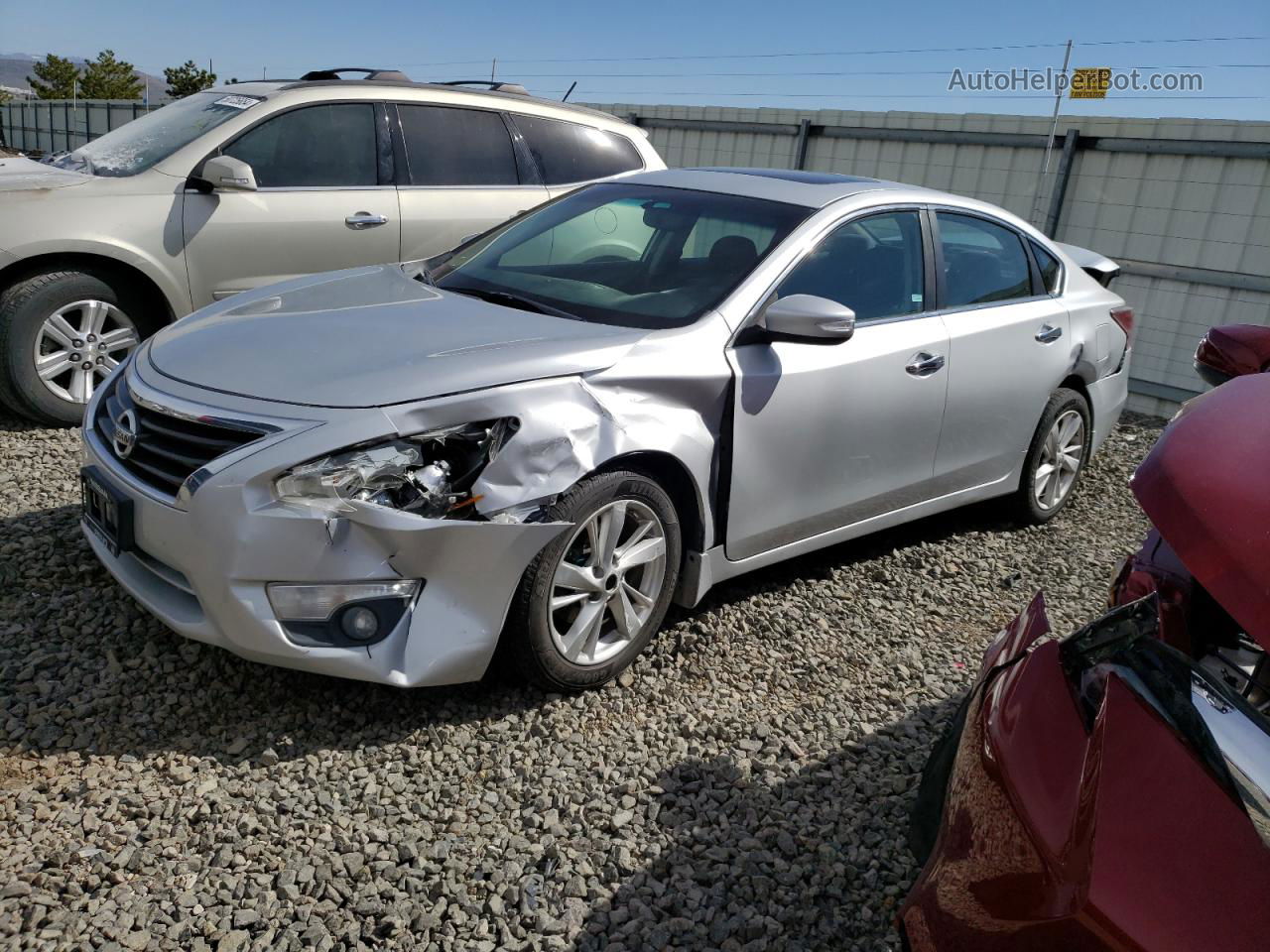 2015 Nissan Altima 2.5 Silver vin: 1N4AL3AP7FC231211