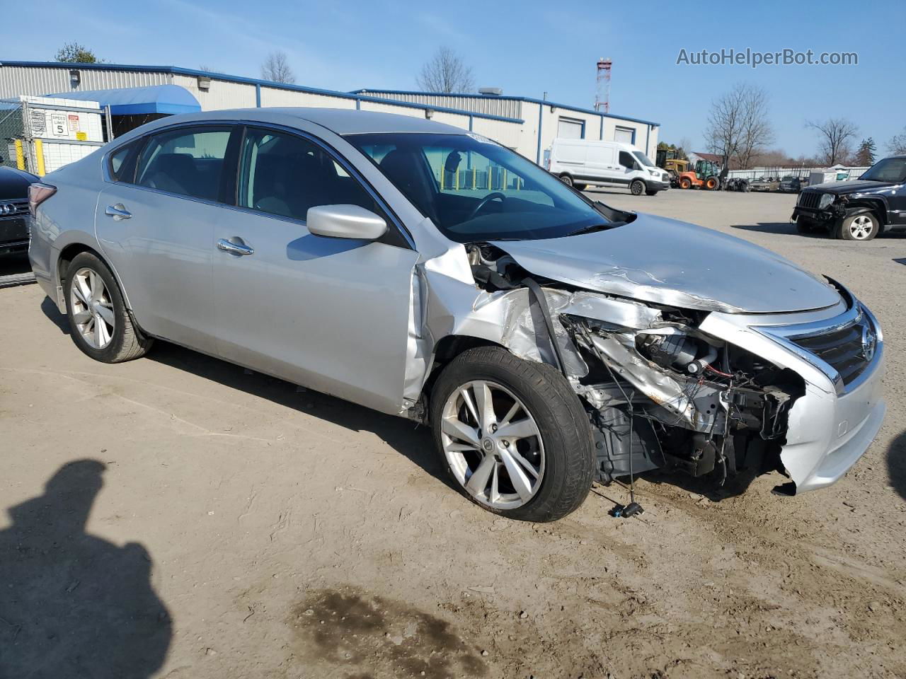 2015 Nissan Altima 2.5 Silver vin: 1N4AL3AP7FC420909