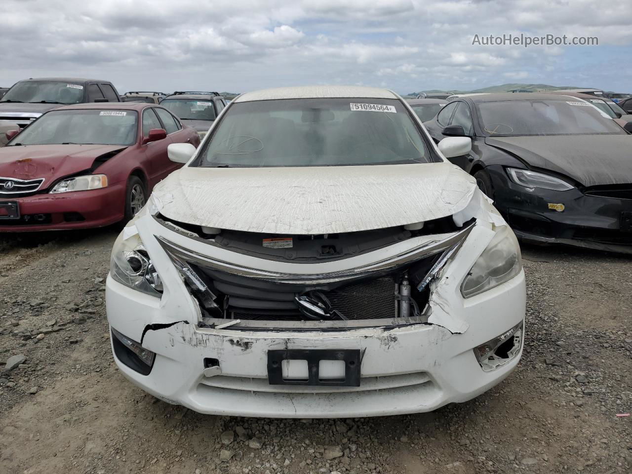 2015 Nissan Altima 2.5 White vin: 1N4AL3AP7FC441095