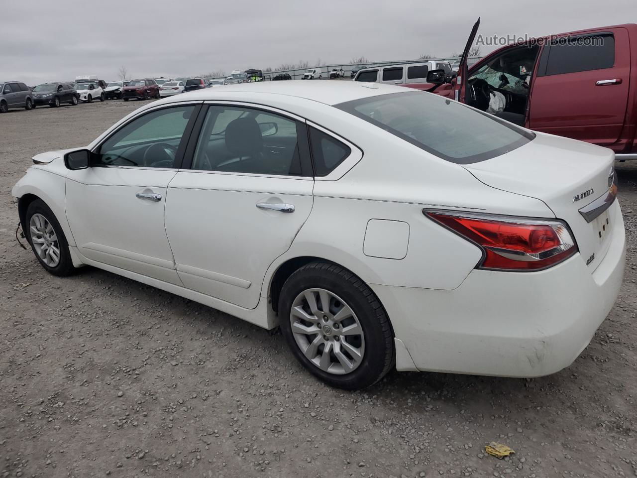 2015 Nissan Altima 2.5 White vin: 1N4AL3AP7FC452775