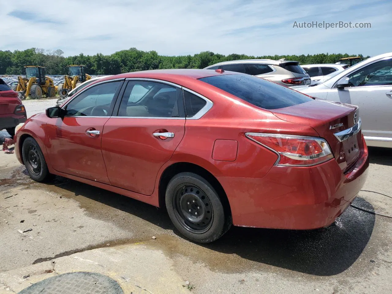 2015 Nissan Altima 2.5 Red vin: 1N4AL3AP7FC465140