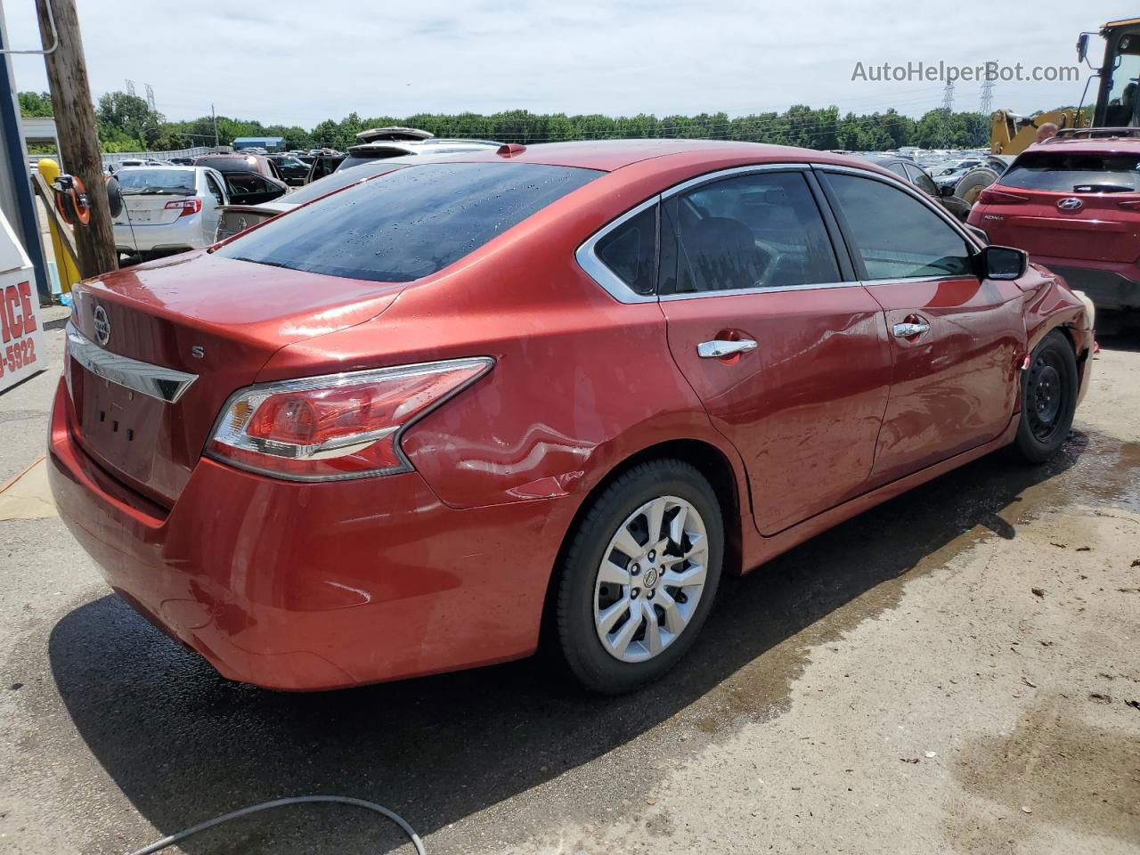 2015 Nissan Altima 2.5 Red vin: 1N4AL3AP7FC465140