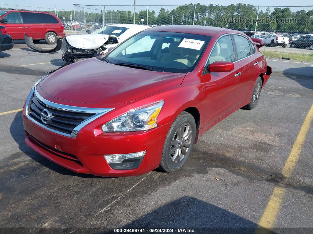 2015 Nissan Altima 2.5 S Красный vin: 1N4AL3AP7FC482634