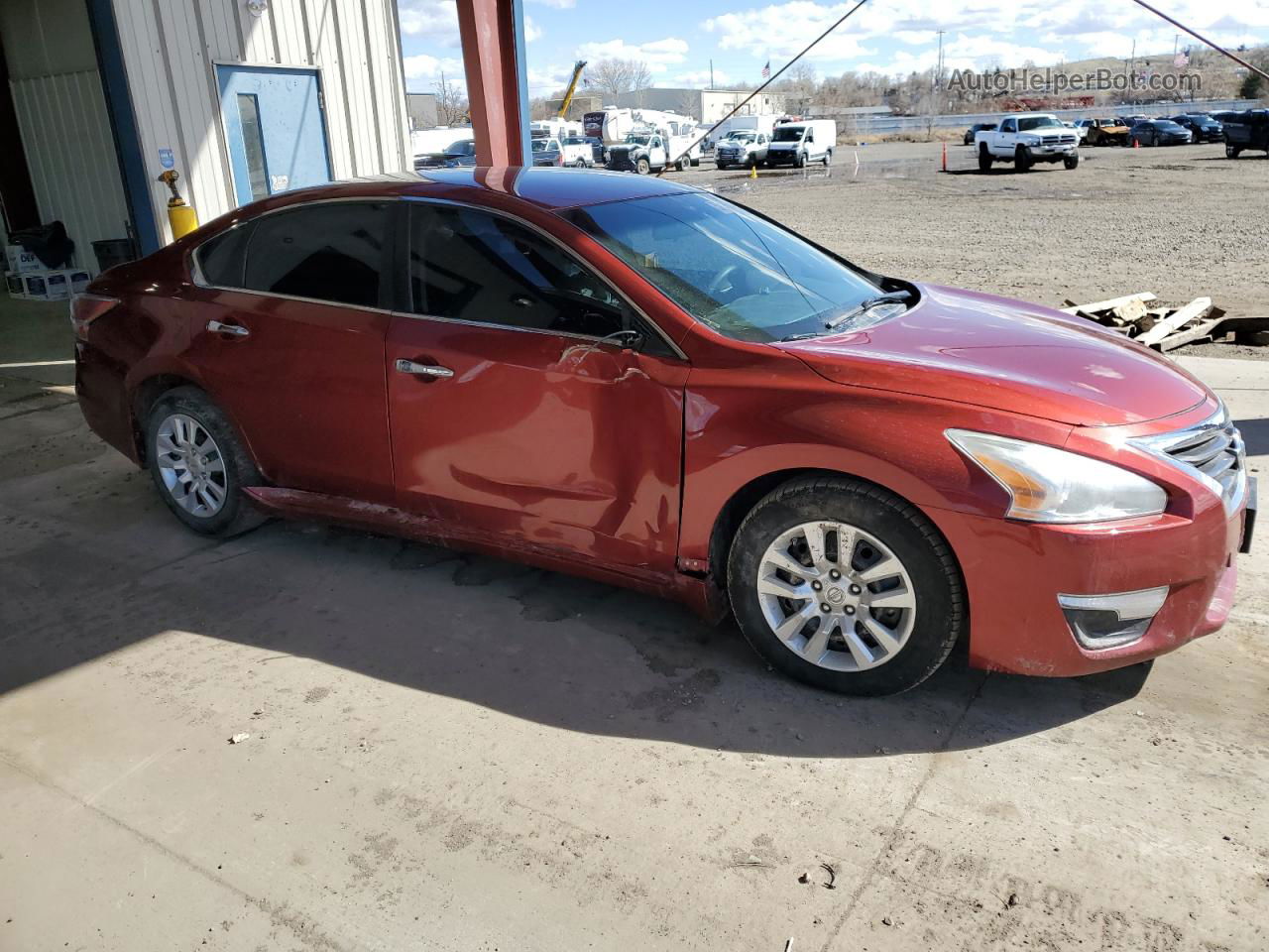 2015 Nissan Altima 2.5 Burgundy vin: 1N4AL3AP7FC574472