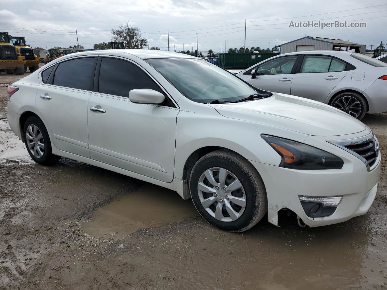 2015 Nissan Altima 2.5 White vin: 1N4AL3AP7FN315498