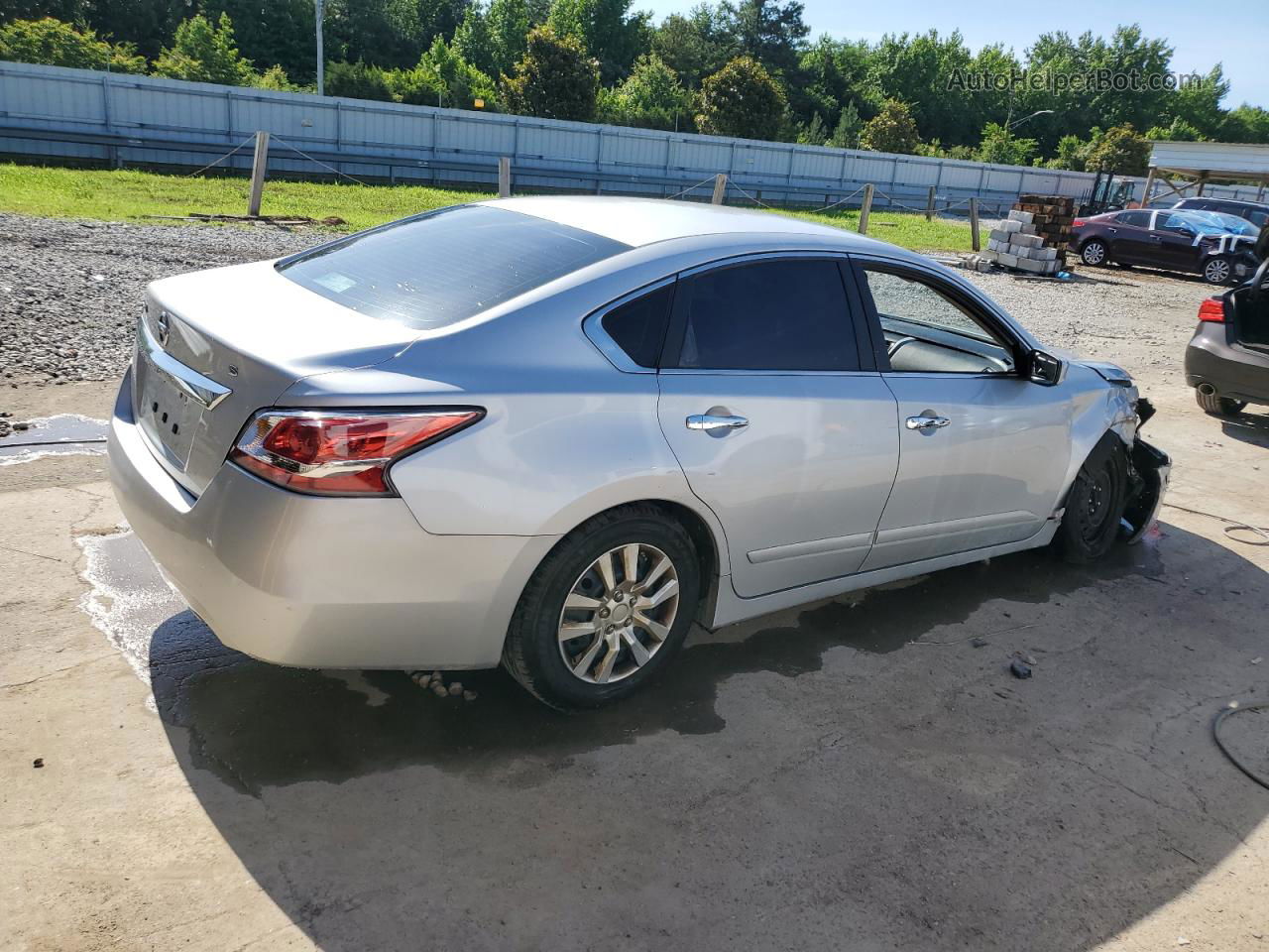 2015 Nissan Altima 2.5 Серебряный vin: 1N4AL3AP7FN337419