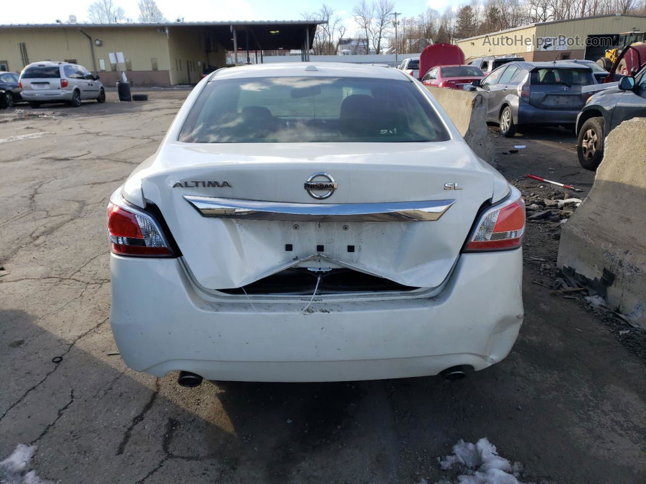 2015 Nissan Altima 2.5 White vin: 1N4AL3AP7FN348663