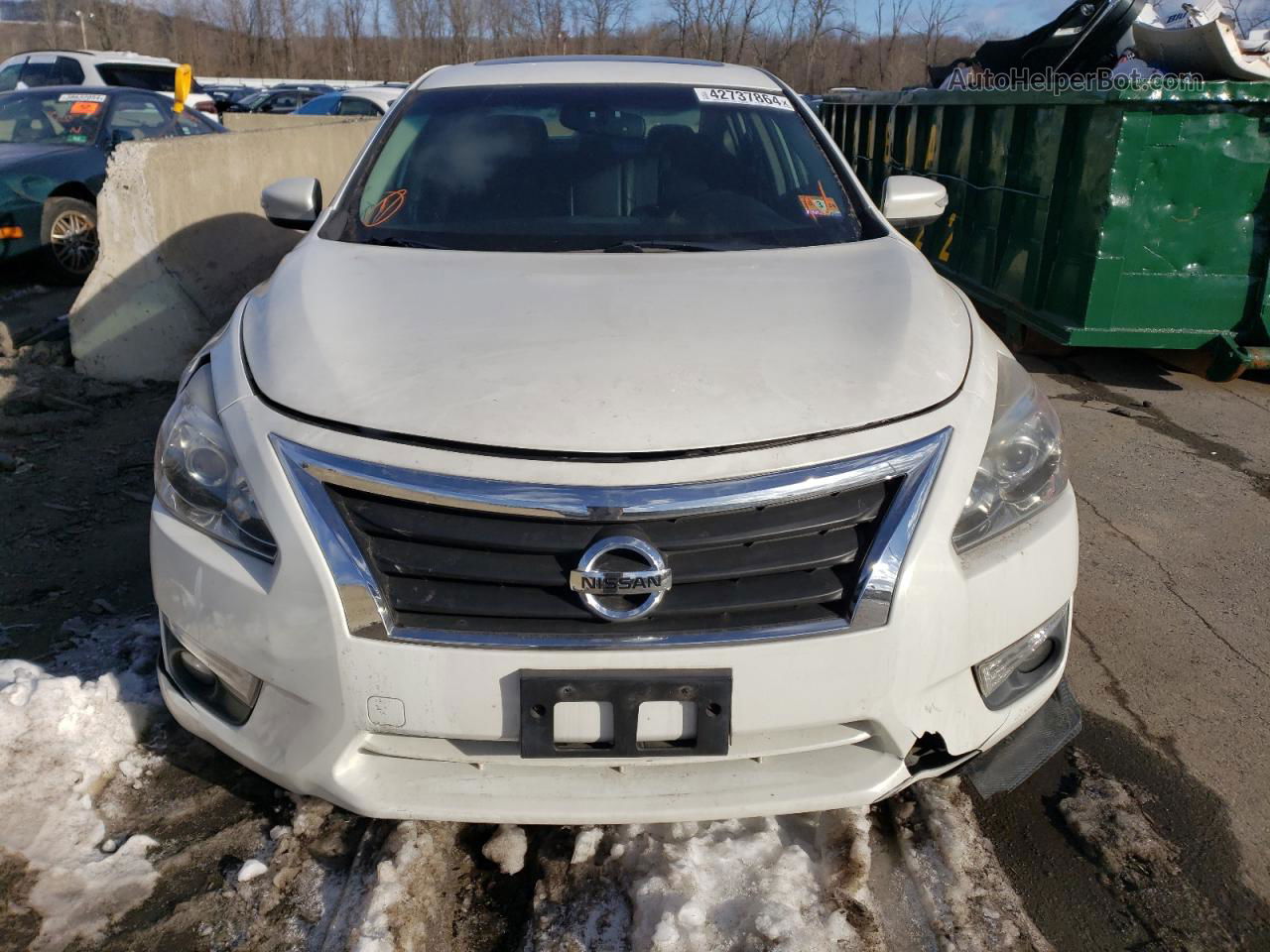 2015 Nissan Altima 2.5 White vin: 1N4AL3AP7FN348663