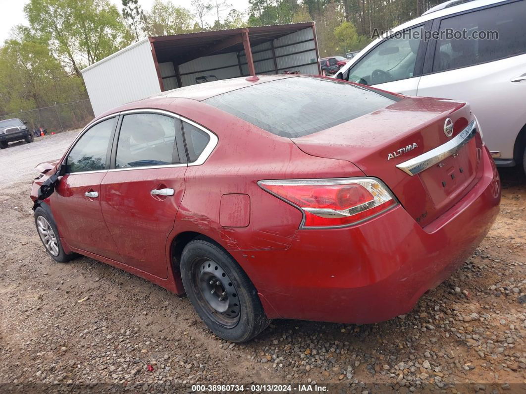 2015 Nissan Altima 2.5 S Maroon vin: 1N4AL3AP7FN349120