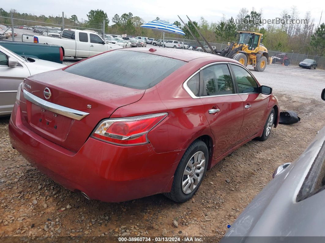 2015 Nissan Altima 2.5 S Maroon vin: 1N4AL3AP7FN349120