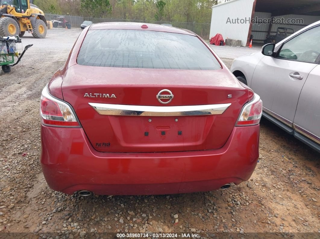 2015 Nissan Altima 2.5 S Maroon vin: 1N4AL3AP7FN349120