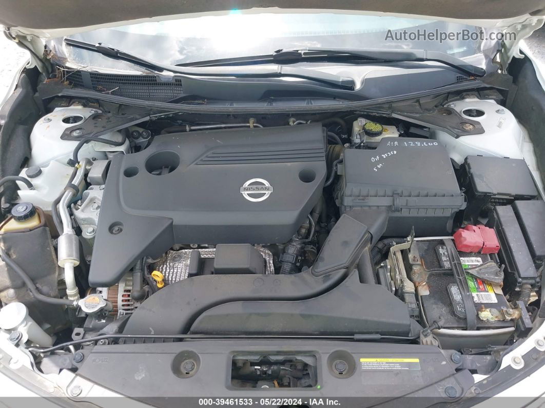 2015 Nissan Altima 2.5 S Белый vin: 1N4AL3AP7FN366564