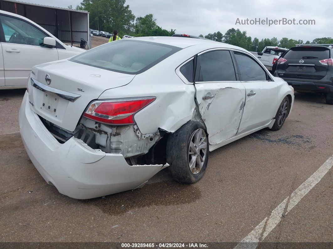 2015 Nissan Altima 2.5 Sl White vin: 1N4AL3AP7FN380979