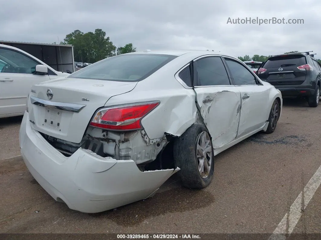 2015 Nissan Altima 2.5 Sl White vin: 1N4AL3AP7FN380979