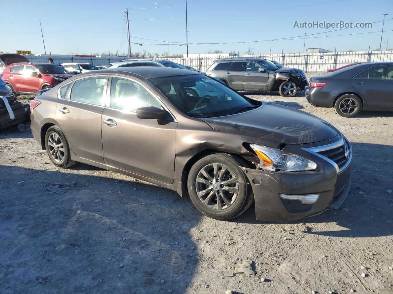 2015 Nissan Altima 2.5 Серый vin: 1N4AL3AP7FN397474