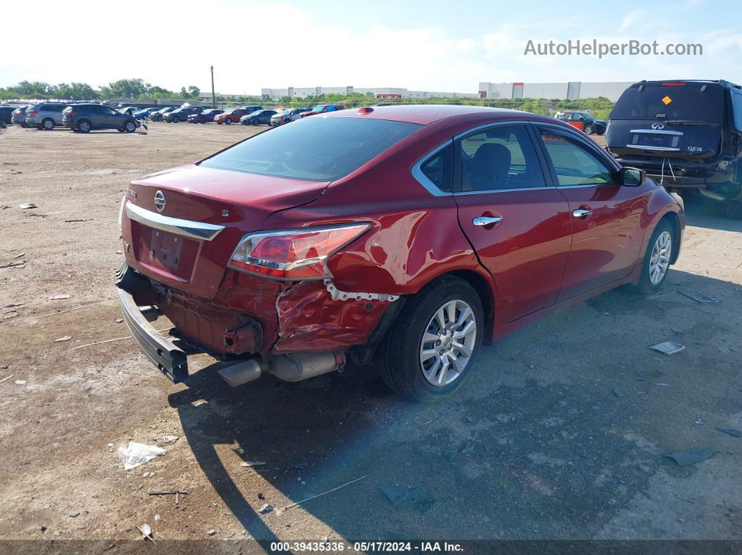 2015 Nissan Altima 2.5 S Red vin: 1N4AL3AP7FN871472