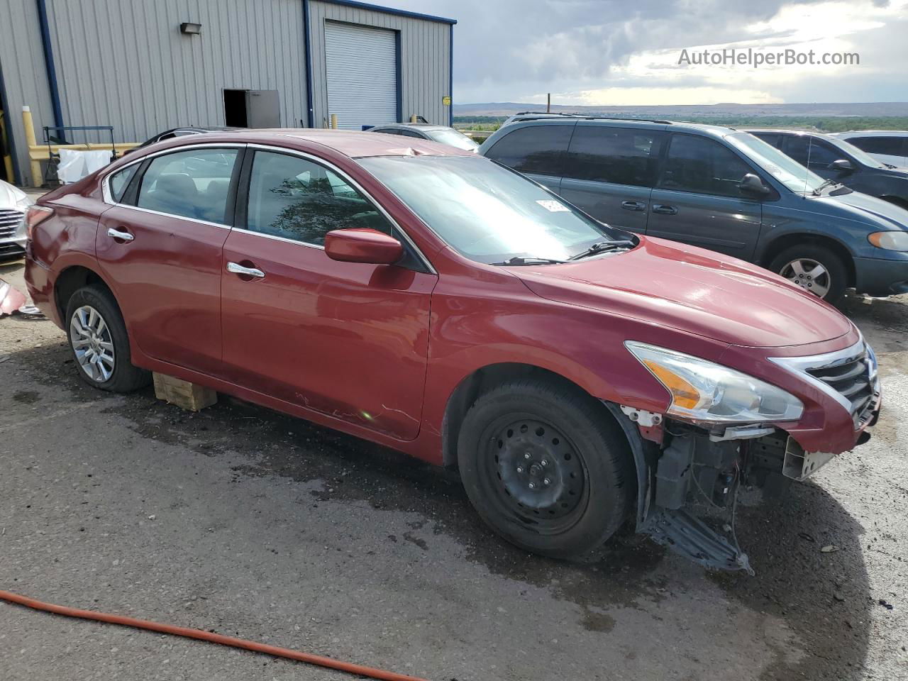 2015 Nissan Altima 2.5 Burgundy vin: 1N4AL3AP7FN883086