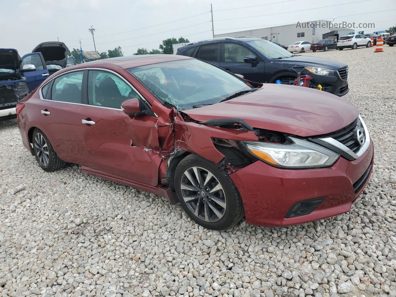 2016 Nissan Altima 2.5 Красный vin: 1N4AL3AP7GC129392