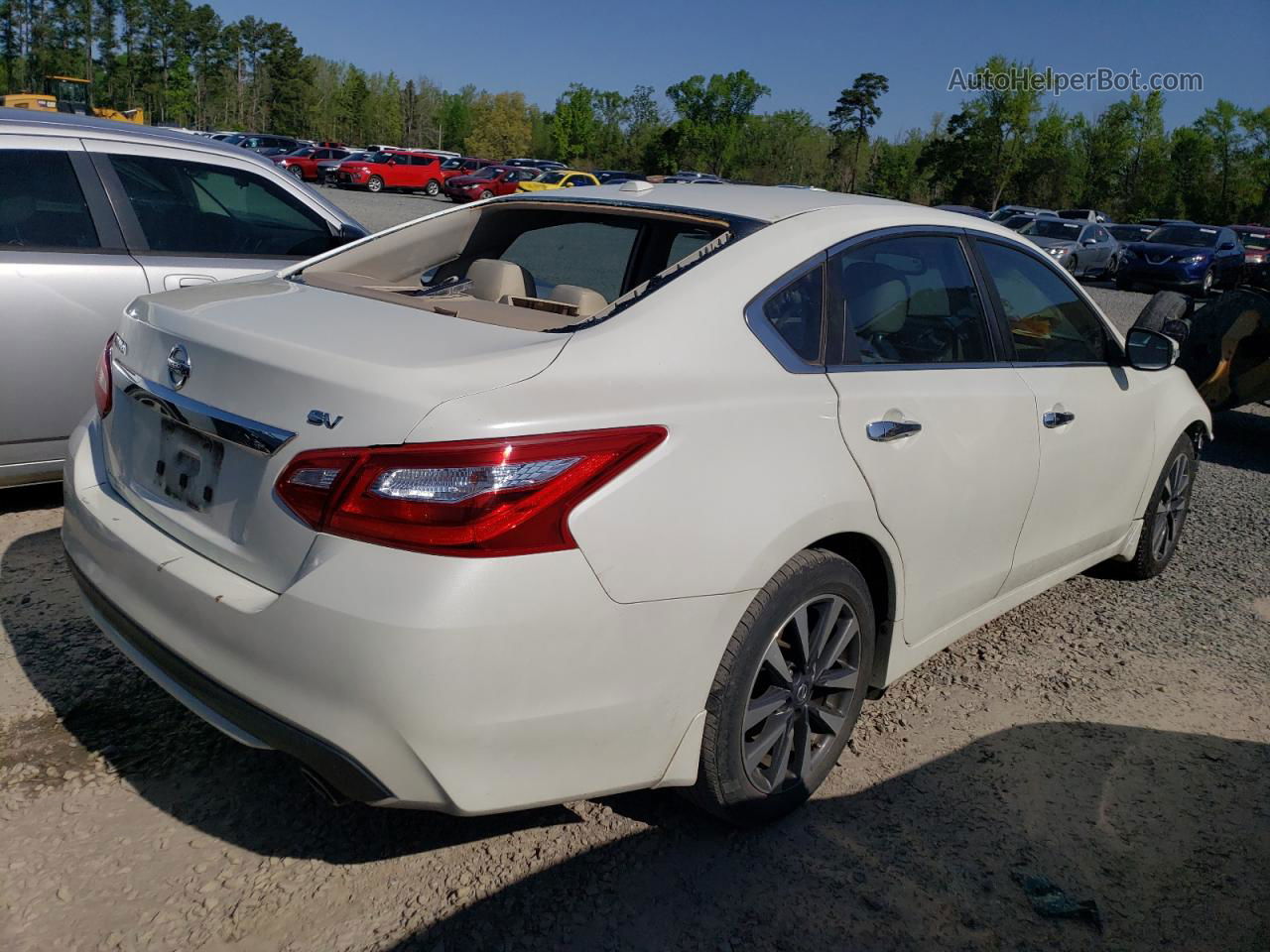 2016 Nissan Altima 2.5 White vin: 1N4AL3AP7GC140084