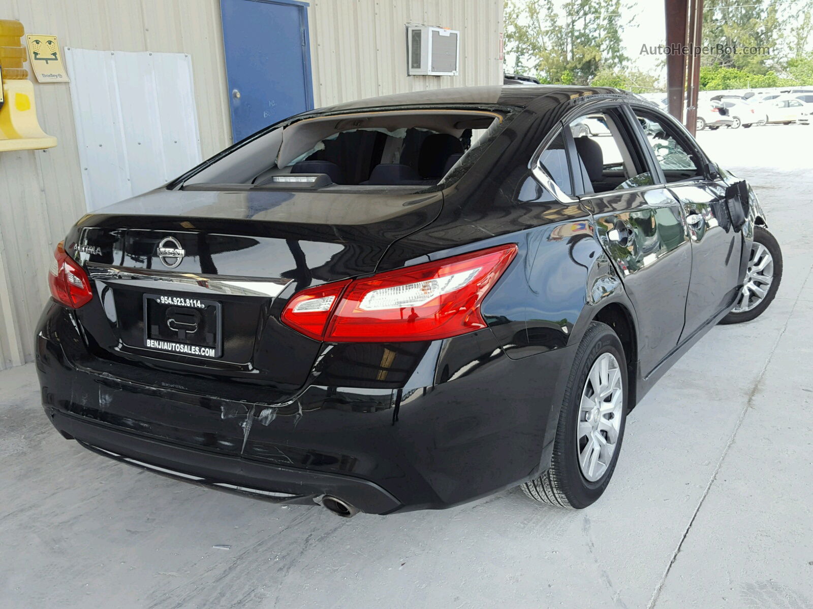 2016 Nissan Altima 2.5 Черный vin: 1N4AL3AP7GN324302