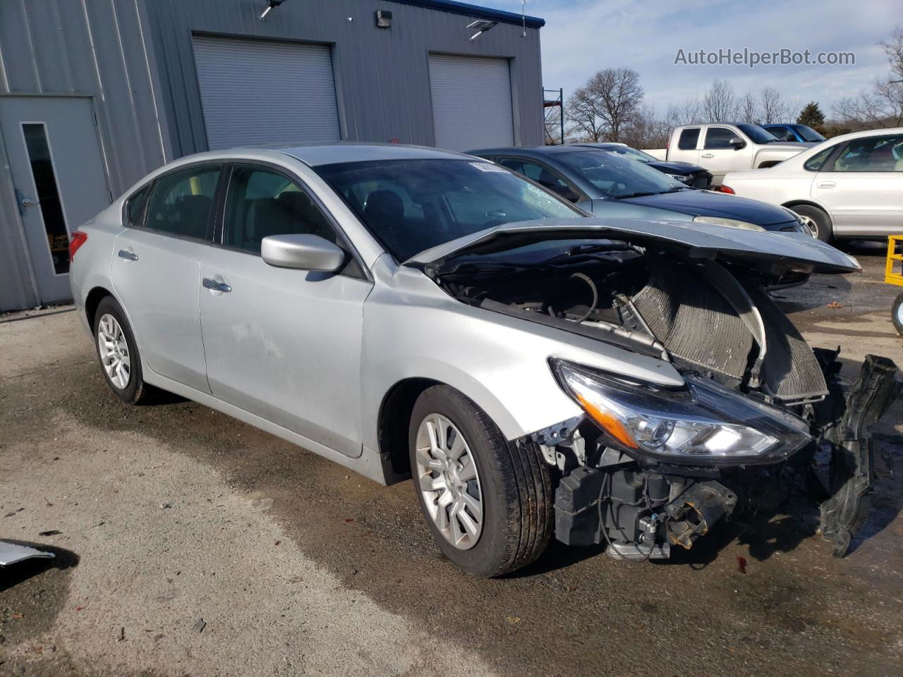 2016 Nissan Altima 2.5 Silver vin: 1N4AL3AP7GN354061