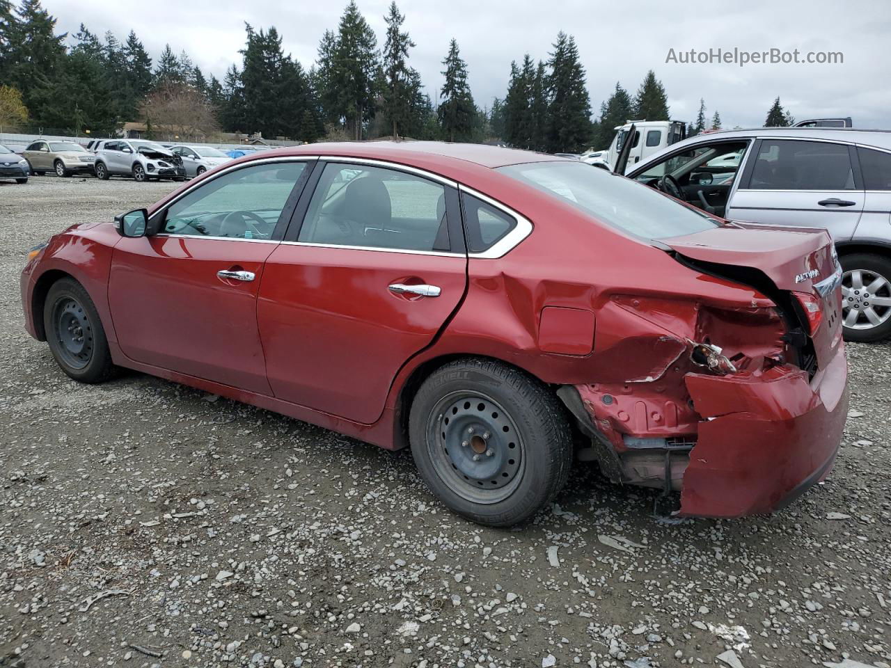 2016 Nissan Altima 2.5 Red vin: 1N4AL3AP7GN361186