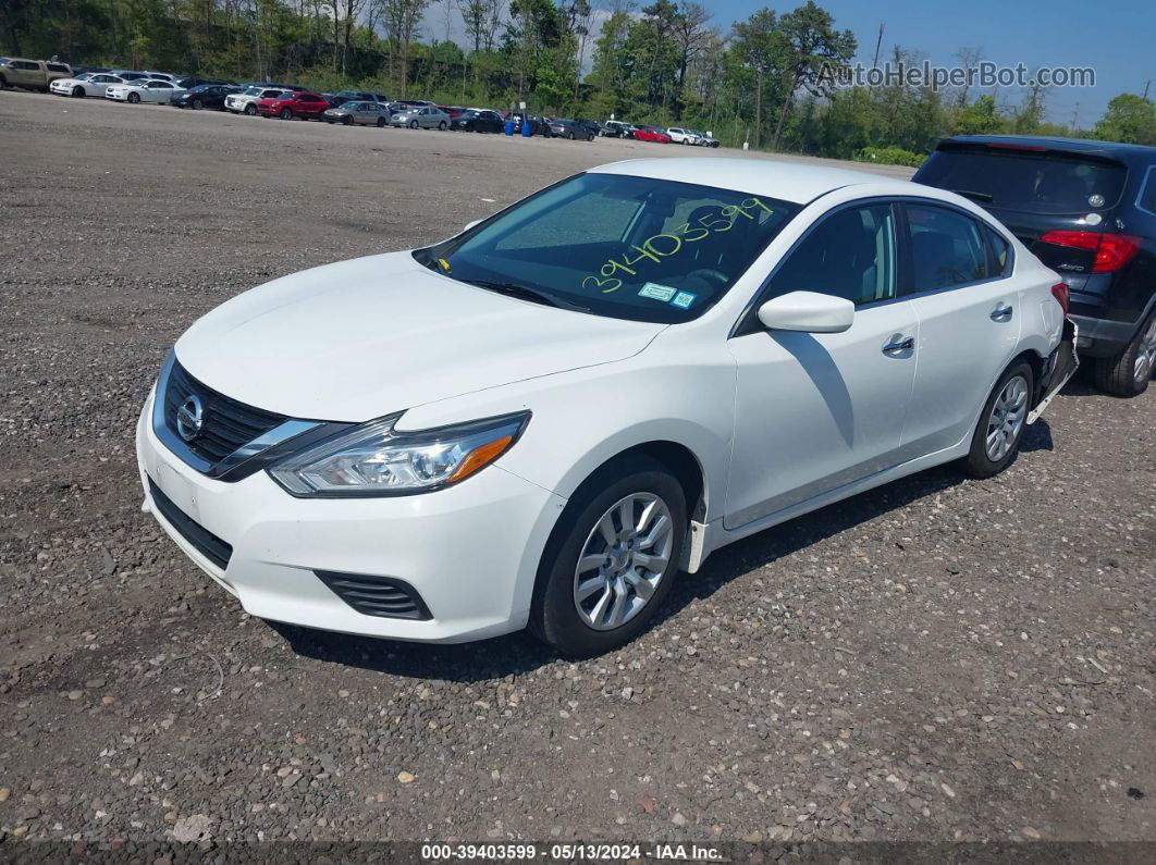 2016 Nissan Altima 2.5 S White vin: 1N4AL3AP7GN374830