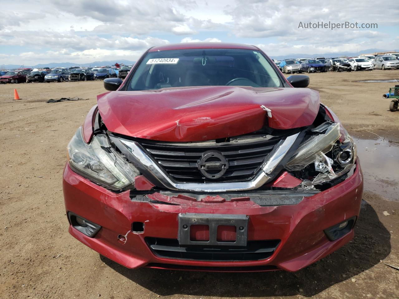 2017 Nissan Altima 2.5 Red vin: 1N4AL3AP7HC226447