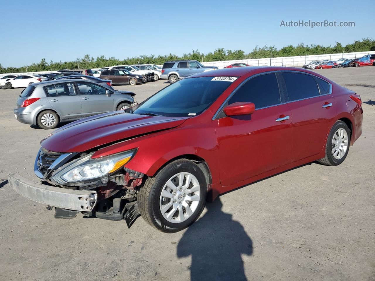 2017 Nissan Altima 2.5 Red vin: 1N4AL3AP7HC231079