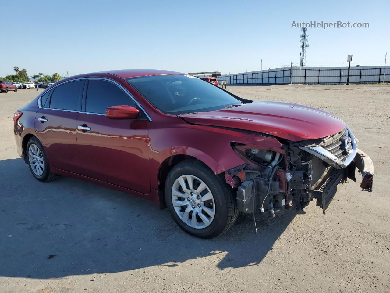 2017 Nissan Altima 2.5 Red vin: 1N4AL3AP7HC231079