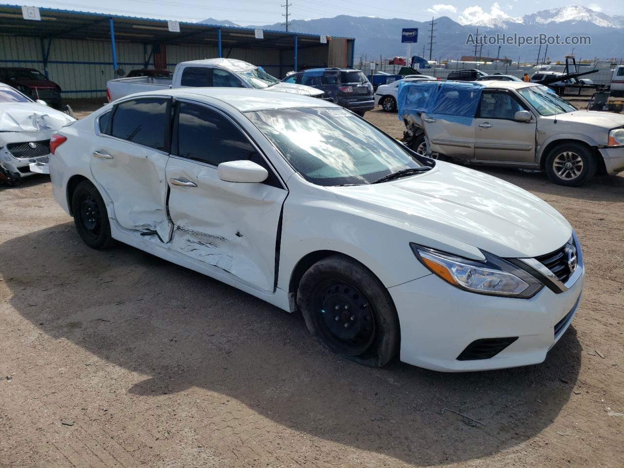 2017 Nissan Altima 2.5 White vin: 1N4AL3AP7HC291850